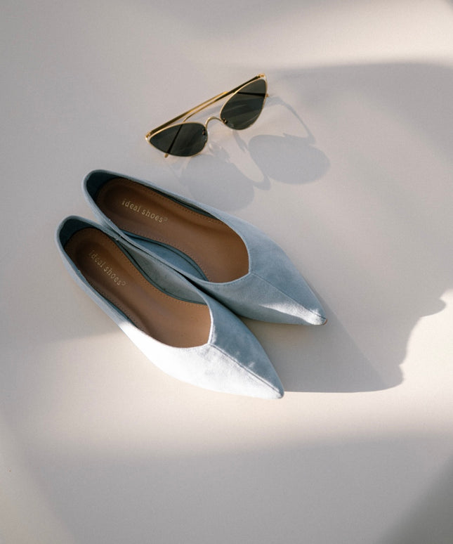 BALERINY MONAKO NIEBIESKIE