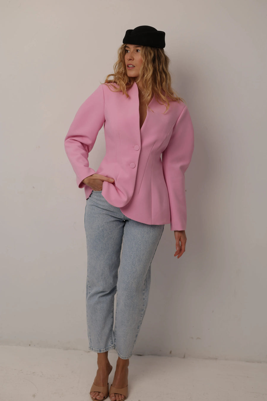 MARYNARKA IVY RÓŻOWA