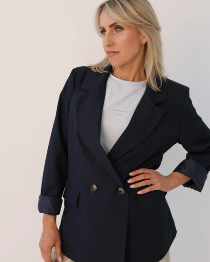 Marynarka damska Classic granatowa
