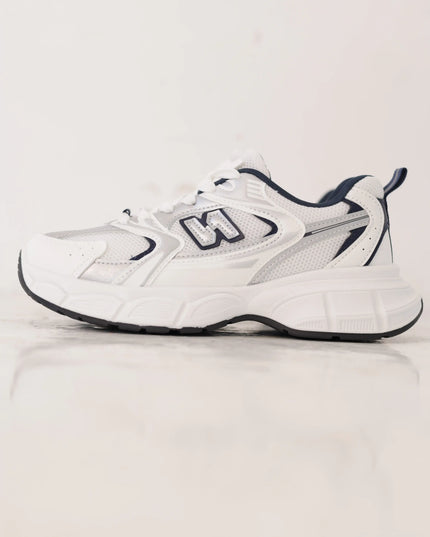 Sneakersy damskie sportowe Navy Stride granat