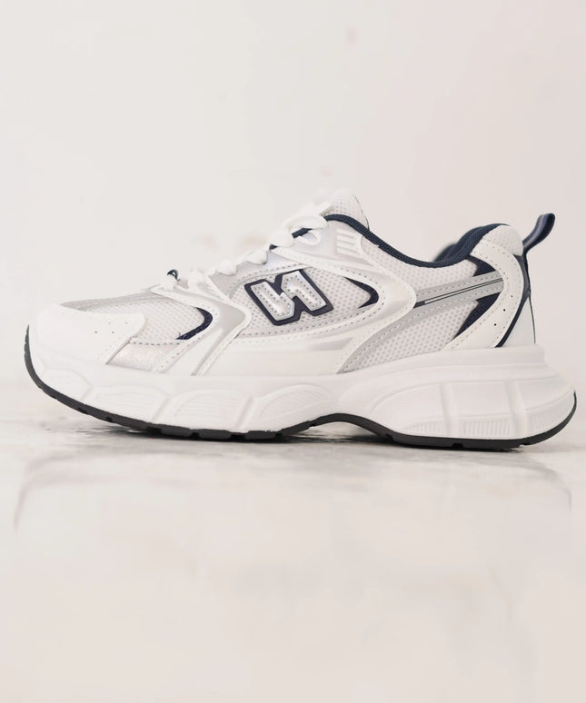 Sneakersy damskie sportowe Navy Stride granat
