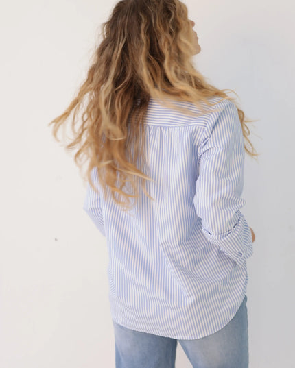 Koszula Stripe Classic niebieska w paski