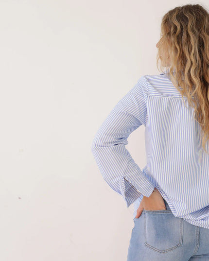 Koszula Stripe Classic niebieska w paski