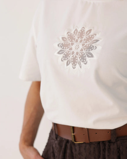 T-shirt Sun biały Lemonada