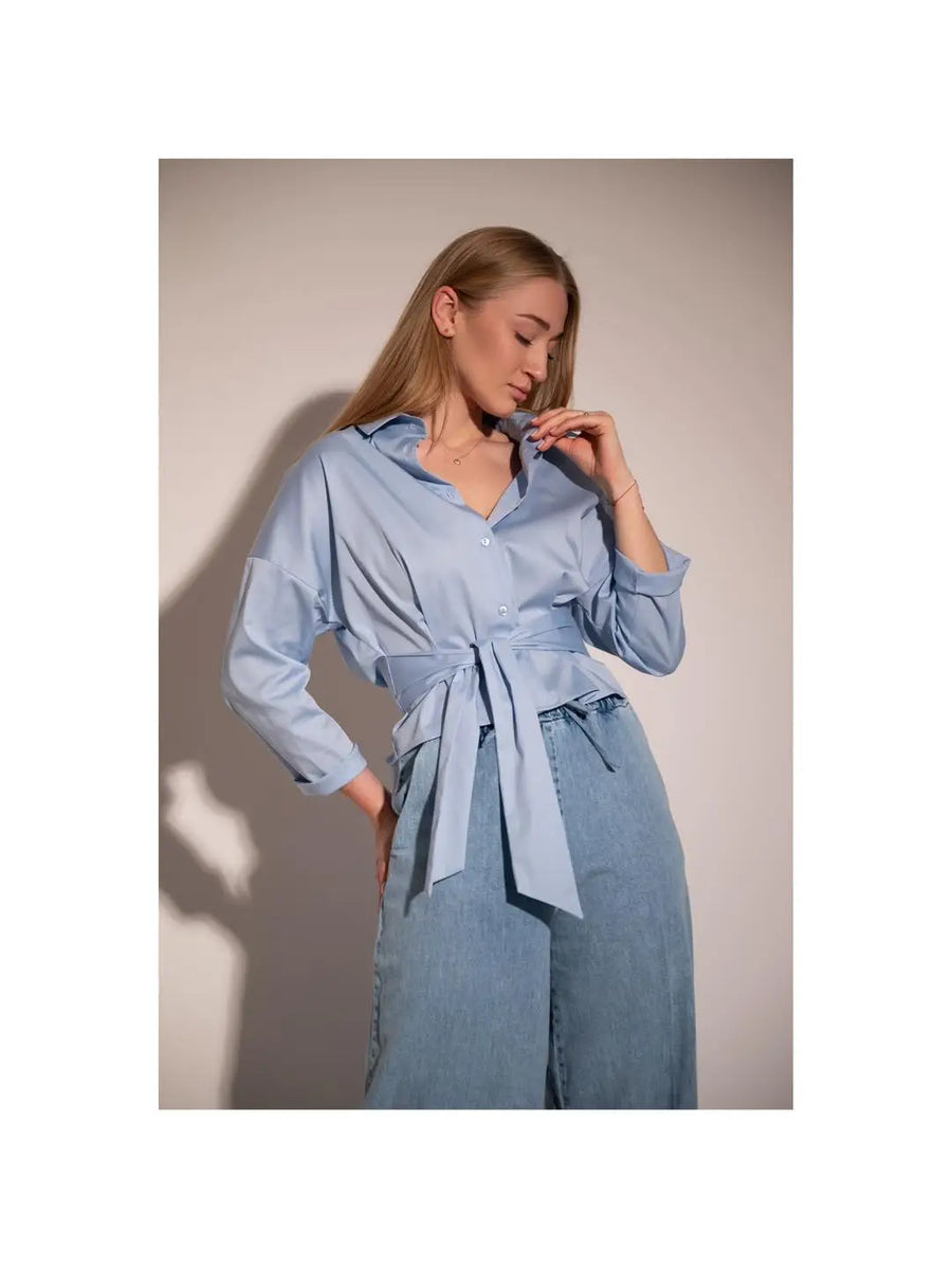 KOSZULA LUNA NIEBIESKA