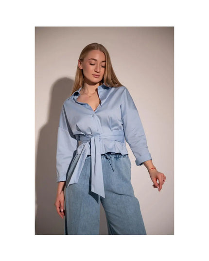 KOSZULA LUNA NIEBIESKA