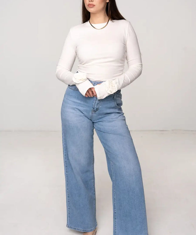 SPODNIE DENIM MIMI HIGH WAIST