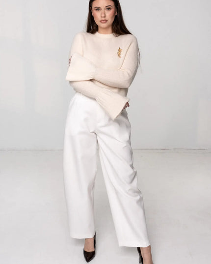 SWETER JOY KREMOWY 30% BABY ALPAKA