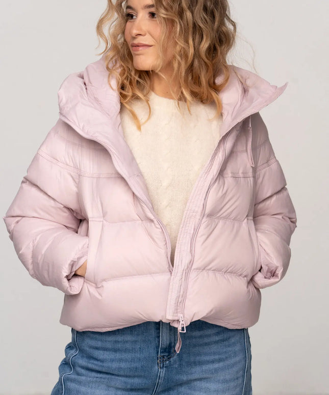 KURTKA LIVIA PUCHOWA RÓŻOWA