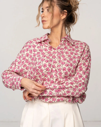 KOSZULA SIMPLE W KWIATY