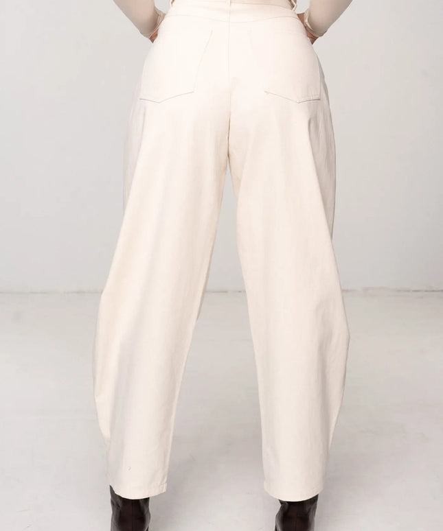 SPODNIE BANANA CAMILLE KREMOWE