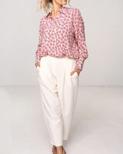 KOSZULA SIMPLE W KWIATY