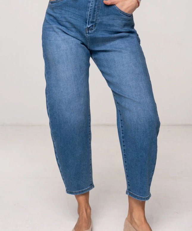 SPODNIE DENIM HEART BALOON FIT