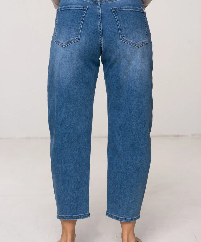 SPODNIE DENIM HEART BALOON FIT