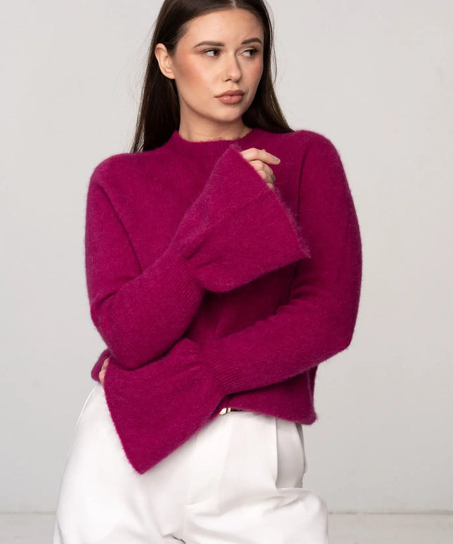 SWETER JOY FUKSJA 30% BABY ALPAKA