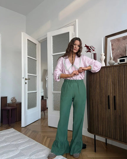 BLUZKA FELICJA W KRATKĘ RÓŻOWA