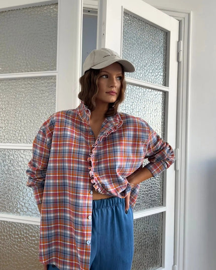 KOSZULA ELIZ W KRATĘ