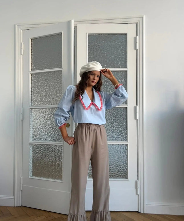 BLUZKA FELICJA NIEBIESKA