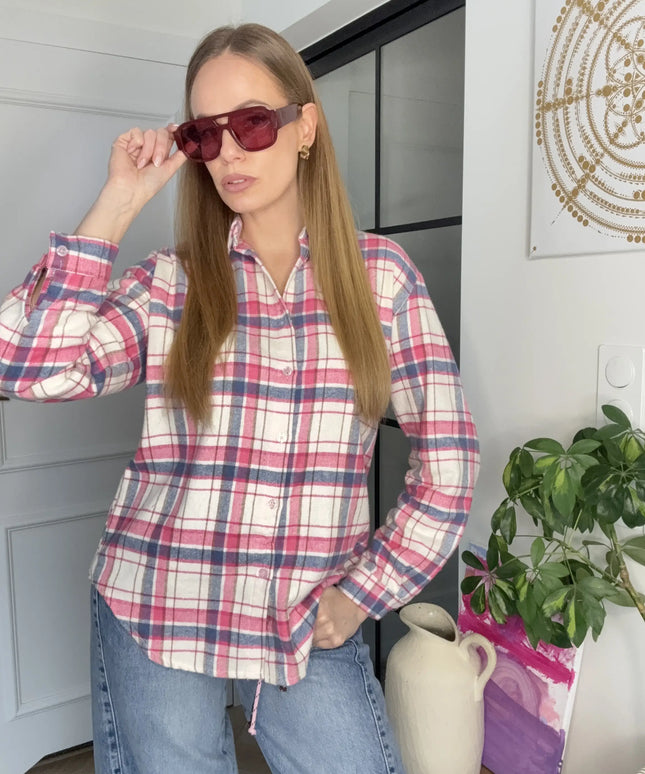 KOSZULA NICOL W KRATĘ