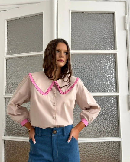 KOSZULA SOPHIE BEŻOWA