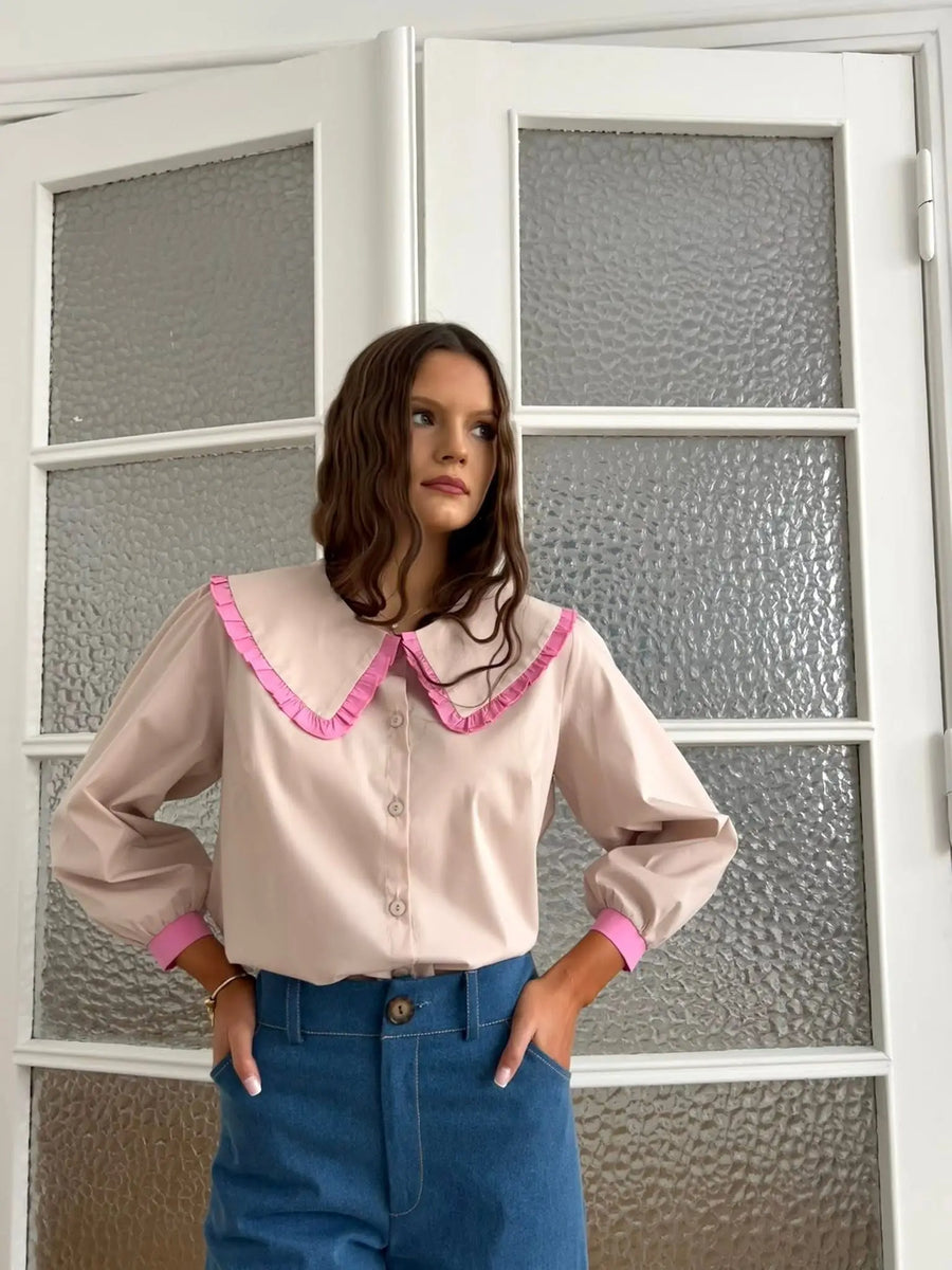 KOSZULA SOPHIE BEŻOWA