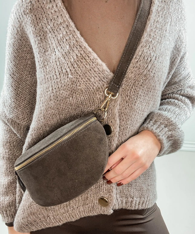 TOREBKA NERKA LISA CZEKOLADOWA NATURALNA SKÓRA