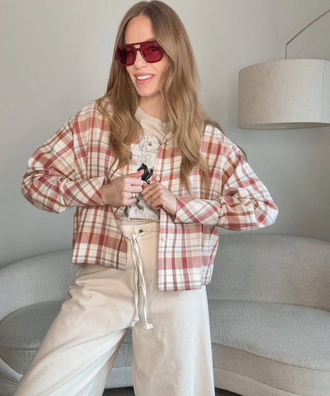 KOSZULA MILA W KRATĘ