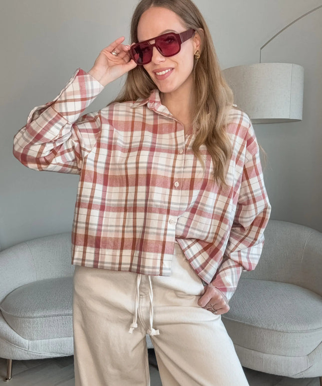 KOSZULA MILA W KRATĘ