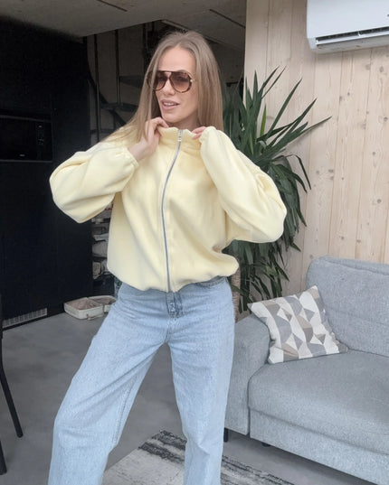 BLUZA POLAROWA KYLIE CYTRYNOWA