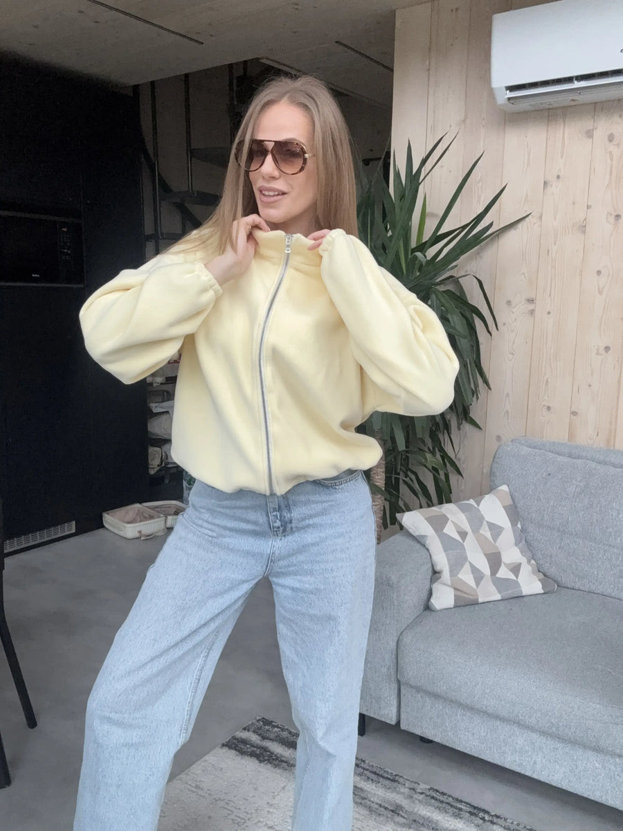 BLUZA POLAROWA KYLIE CYTRYNOWA