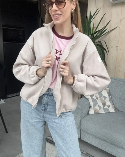 BLUZA POLAROWA KYLIE BEŻOWA