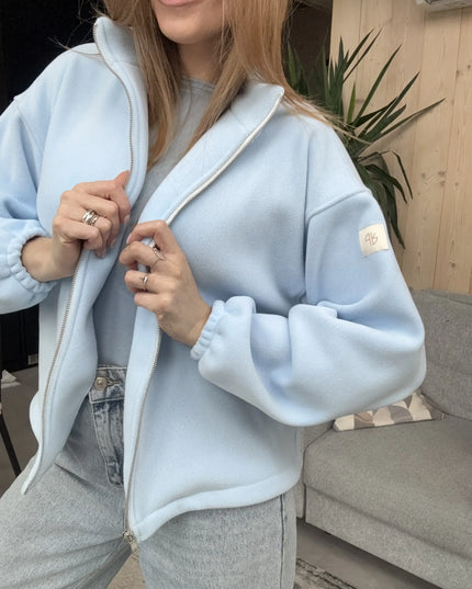 BLUZA POLAROWA KYLIE NIEBIESKA