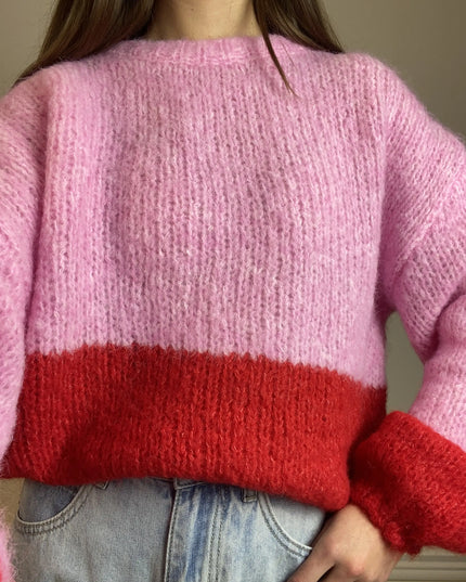 Sweter Ombre pink