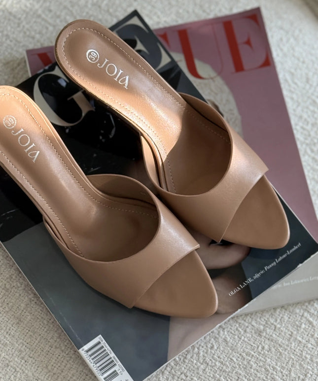 KLAPKI CHLOE BEŻOWE