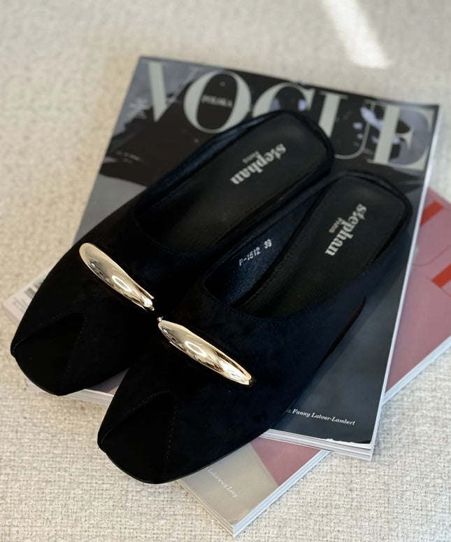 KLAPKI STEPHANE PARIS CZARNE