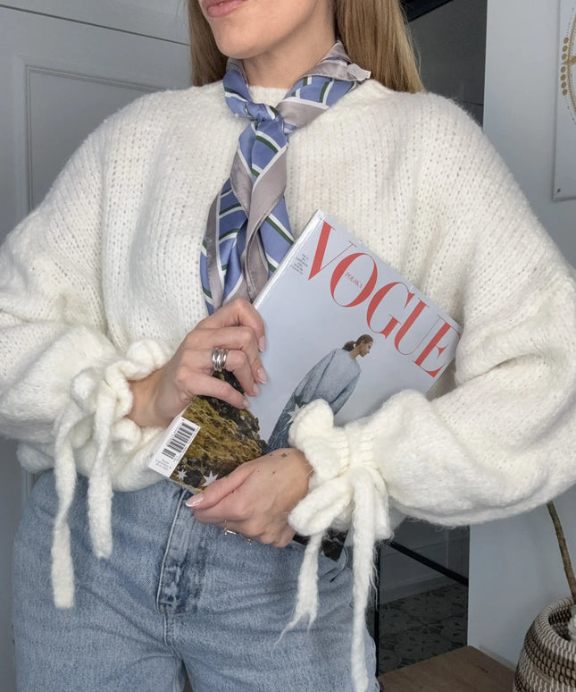 SWETER CANDY ŚMIETANKOWY