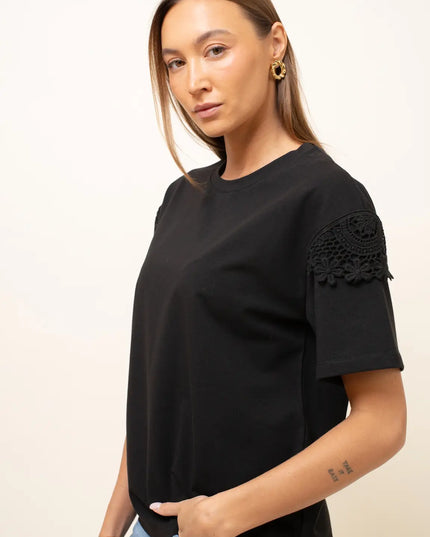 T-shirt Stacy czarny Lemonada