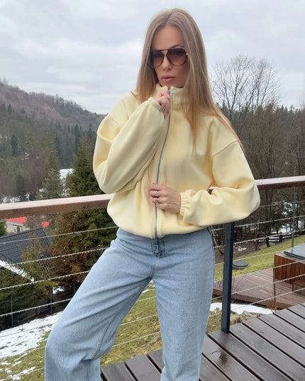 BLUZA POLAROWA KYLIE CYTRYNOWA