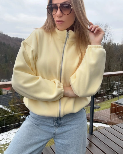 BLUZA POLAROWA KYLIE CYTRYNOWA