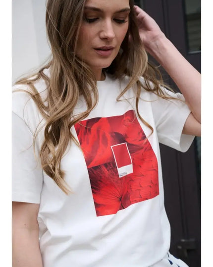 T-shirt Lemonada Pantone czerwień