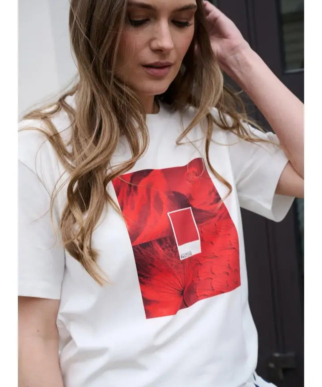 T-shirt Lemonada Pantone czerwień