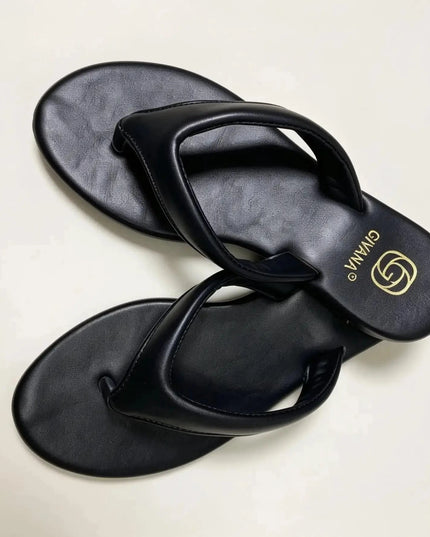 Klapki damskie japonki czarne Bella Black