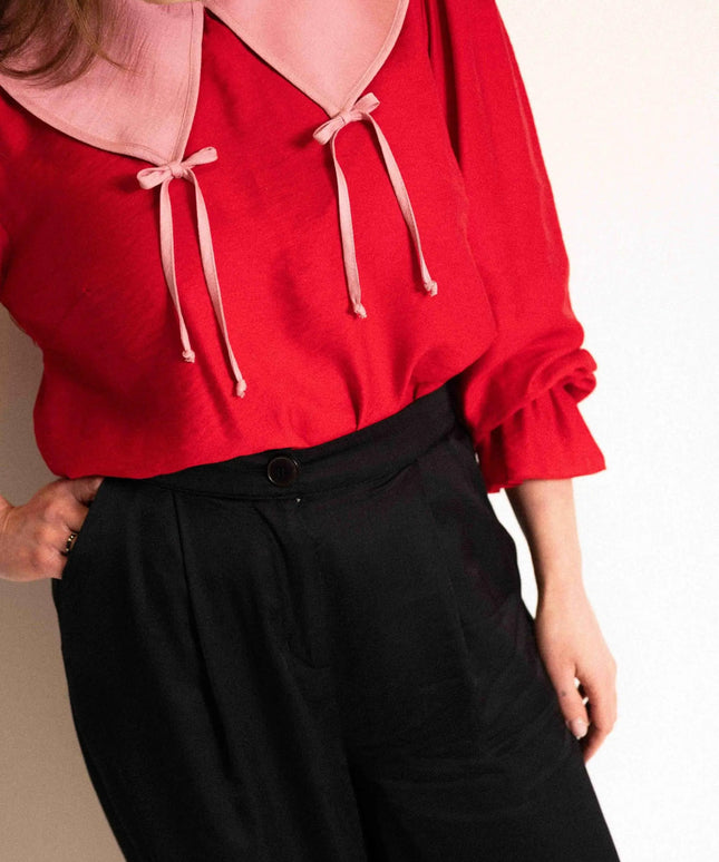 KOSZULA ROSA CZERWONA - BLUMANIA