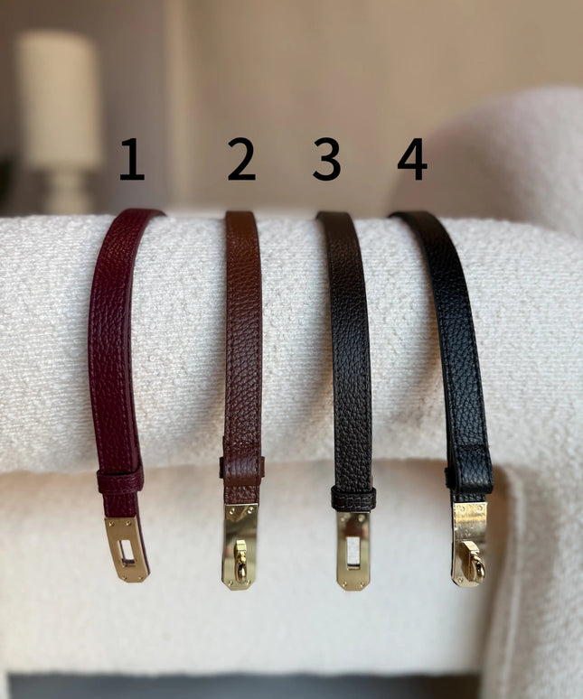 PASEK ZE SKÓRY NATURALNEJ LICOWEJ TERII - BLUMANIA