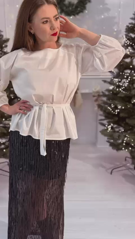 SPÓDNICA ŻAKLIN CZARNA