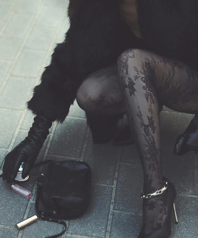 RAJSTOPY CARMELA CZARNE - BLUMANIA