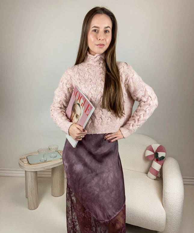 SPÓDNICA MARGOT ŚLIWKA - BLUMANIA