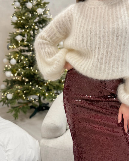 SPÓDNICA PARTY CEKINOWA BORDOWA - BLUMANIA