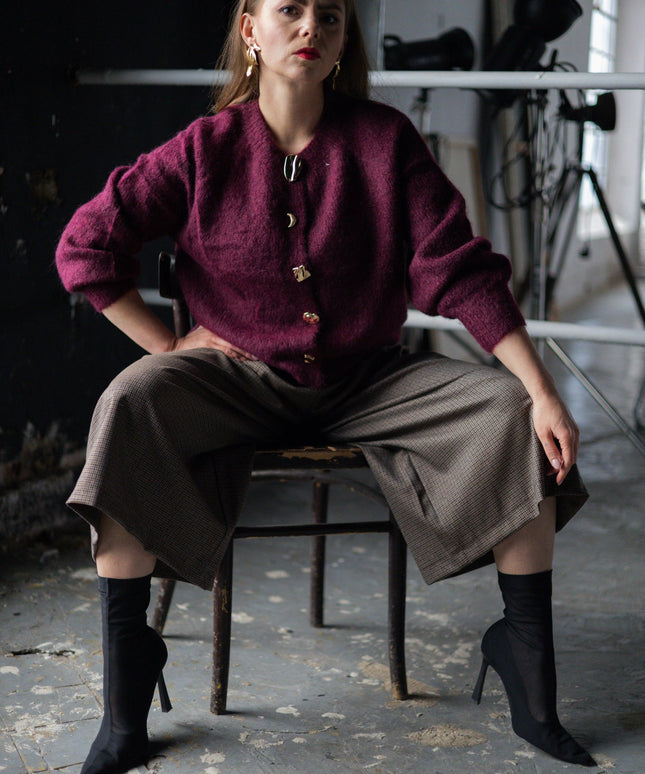 SPODNIE BILI W KRATĘ - BLUMANIA