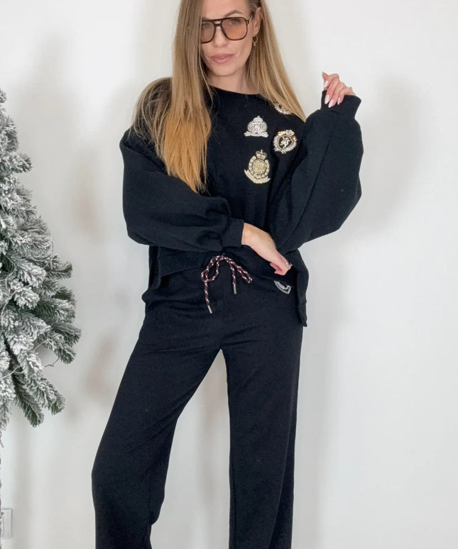 SPODNIE DRESOWE BY O LA LA CZARNE - BLUMANIA